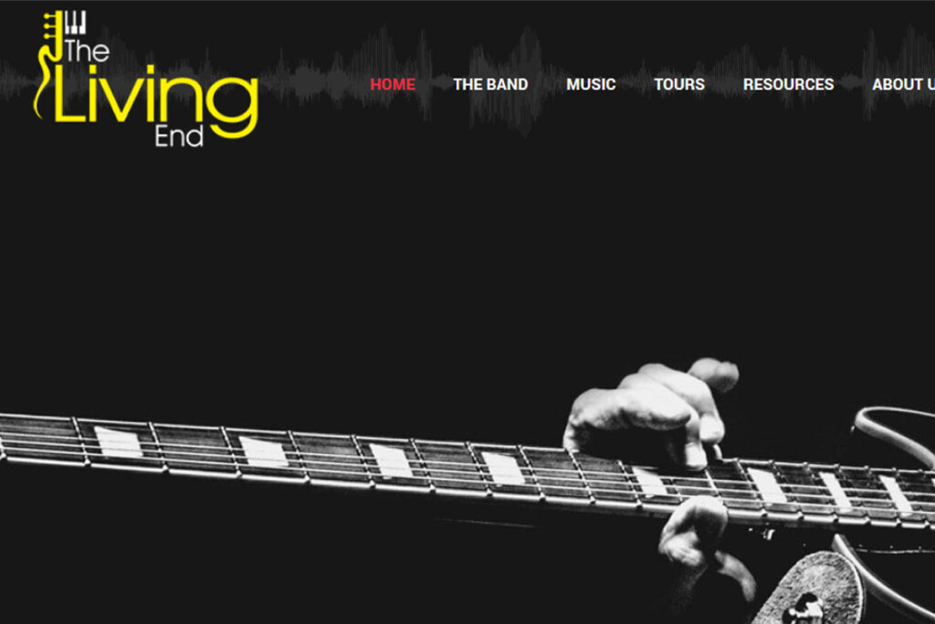 Band website pic