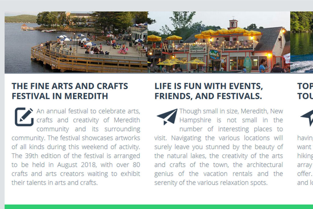 Vacation Website